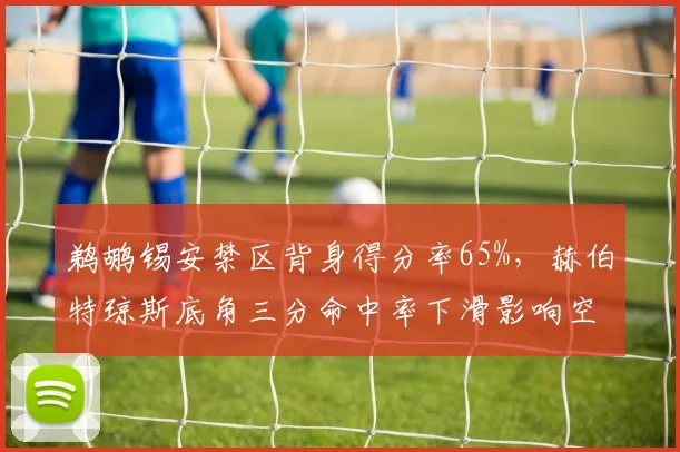 鹈鹕锡安禁区背身得分率65%，赫伯特琼斯底角三分命中率下滑影响空间？