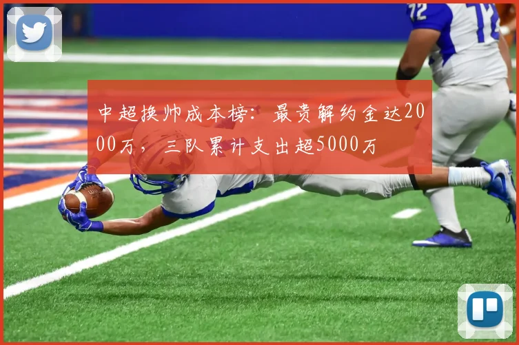 中超换帅成本榜:最贵解约金达2000万,三队累计支出超5000万